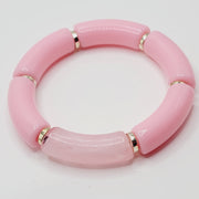 Baby Powder Pink Tube Bracelet