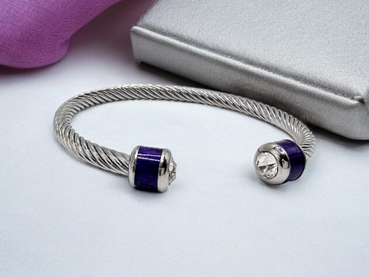 Elegant Silver Bangles