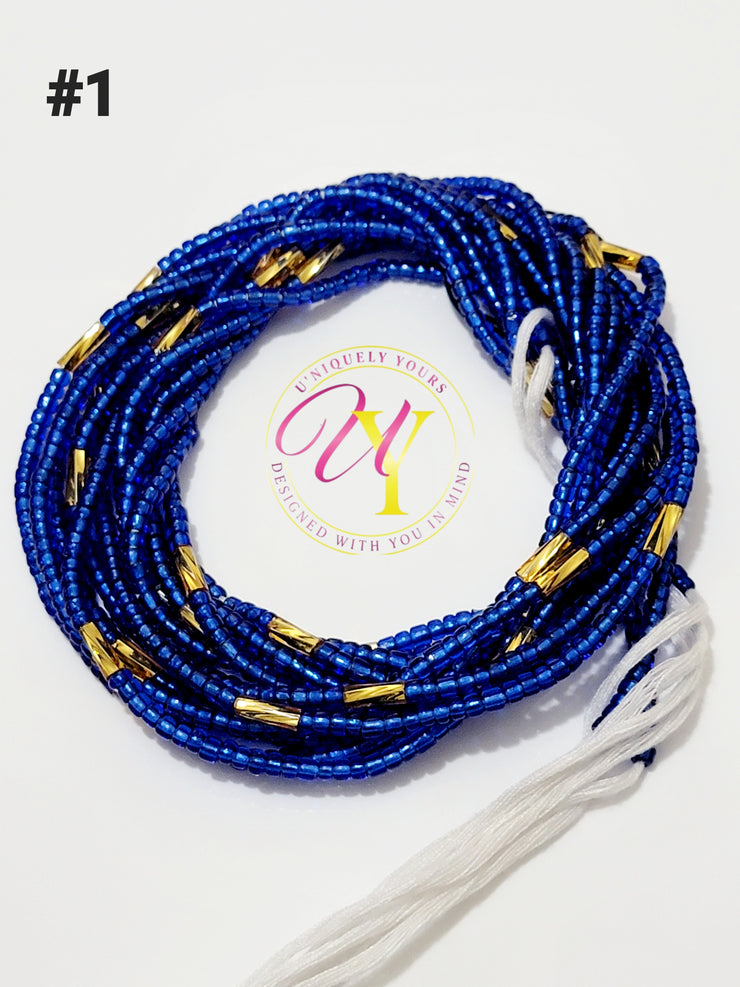 Designer Color Waist Beads