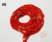 Designer Color Waist Beads