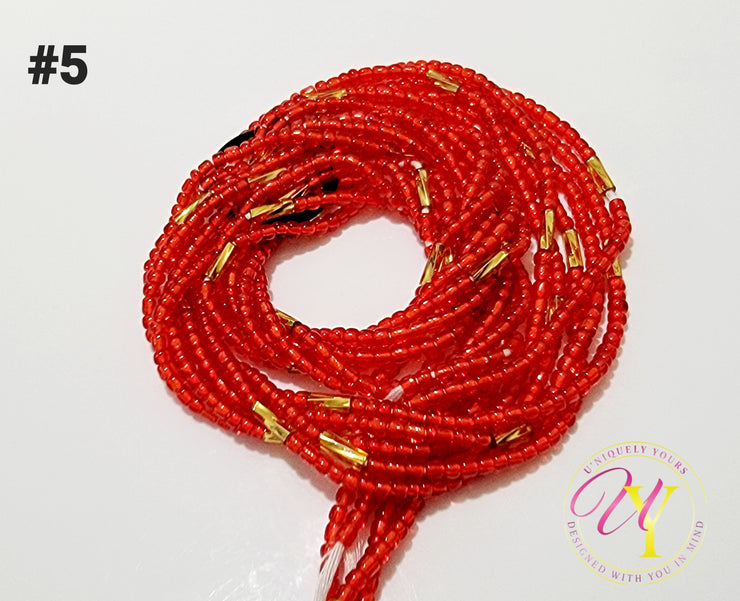 Designer Color Waist Beads