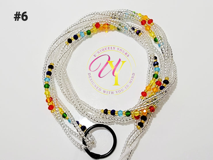 Designer Color Waist Beads