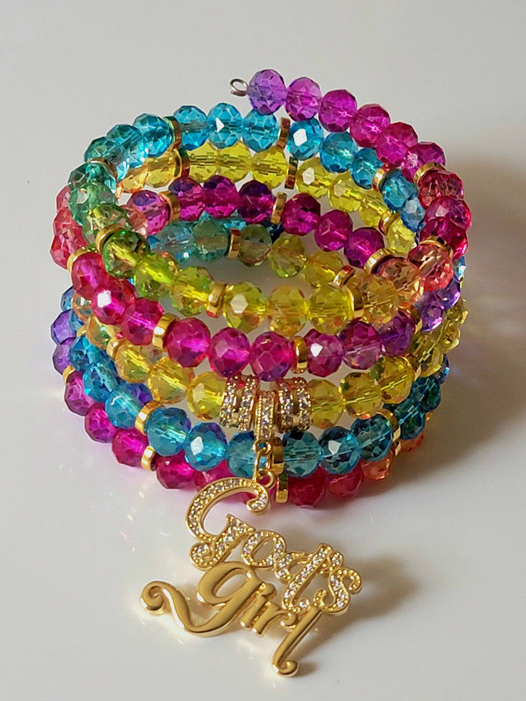 Over The Rainbow Wrap Bracelet